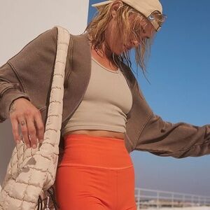 Free People Flip it Shrug S Mocha Latte - Sold Out